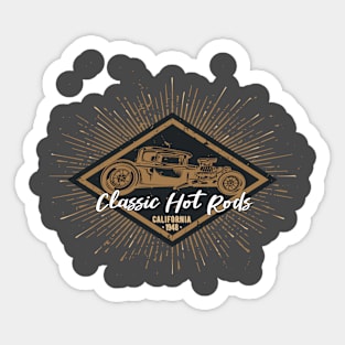 Classic Hot Rods Sticker